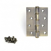 Картинка Петля дверная универсальная Apecs 100*70-B4-Steel-AB бронза